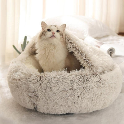 calming cat bed 